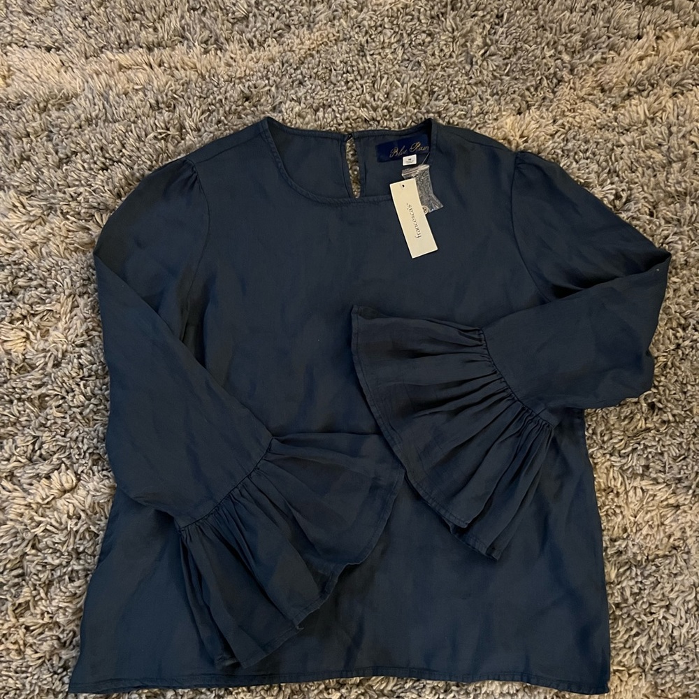 Francesca’s dark teal top